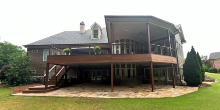 Ipe wood deck renovation