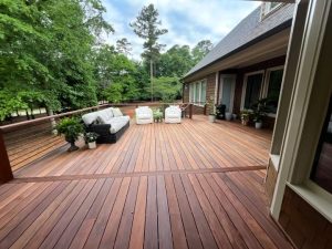 Ipe wood deck renovation